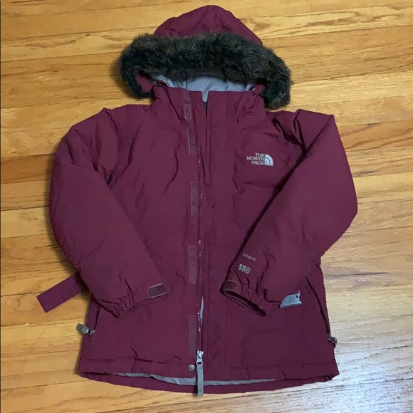 GIRLS NORTH FACE DOWN JACKET